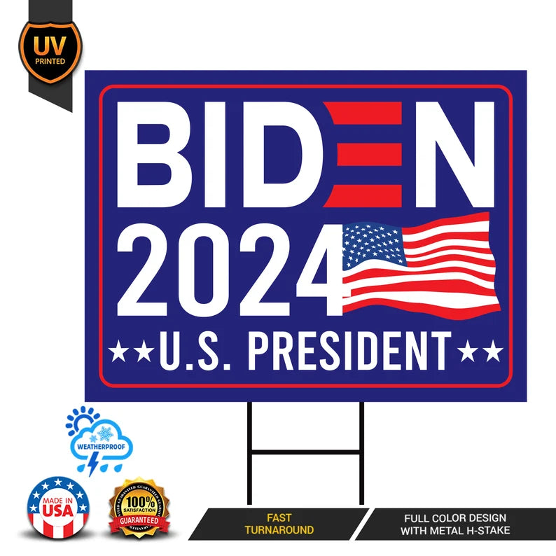 Biden 2024 Yard Sign – Voila Print Inc