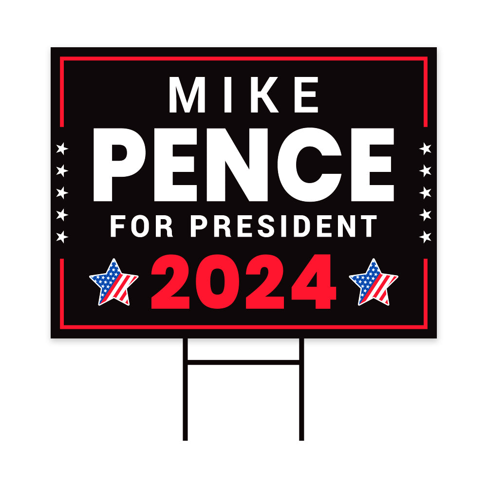 Mike Pence 2024 Yard Sign Voila Print Inc