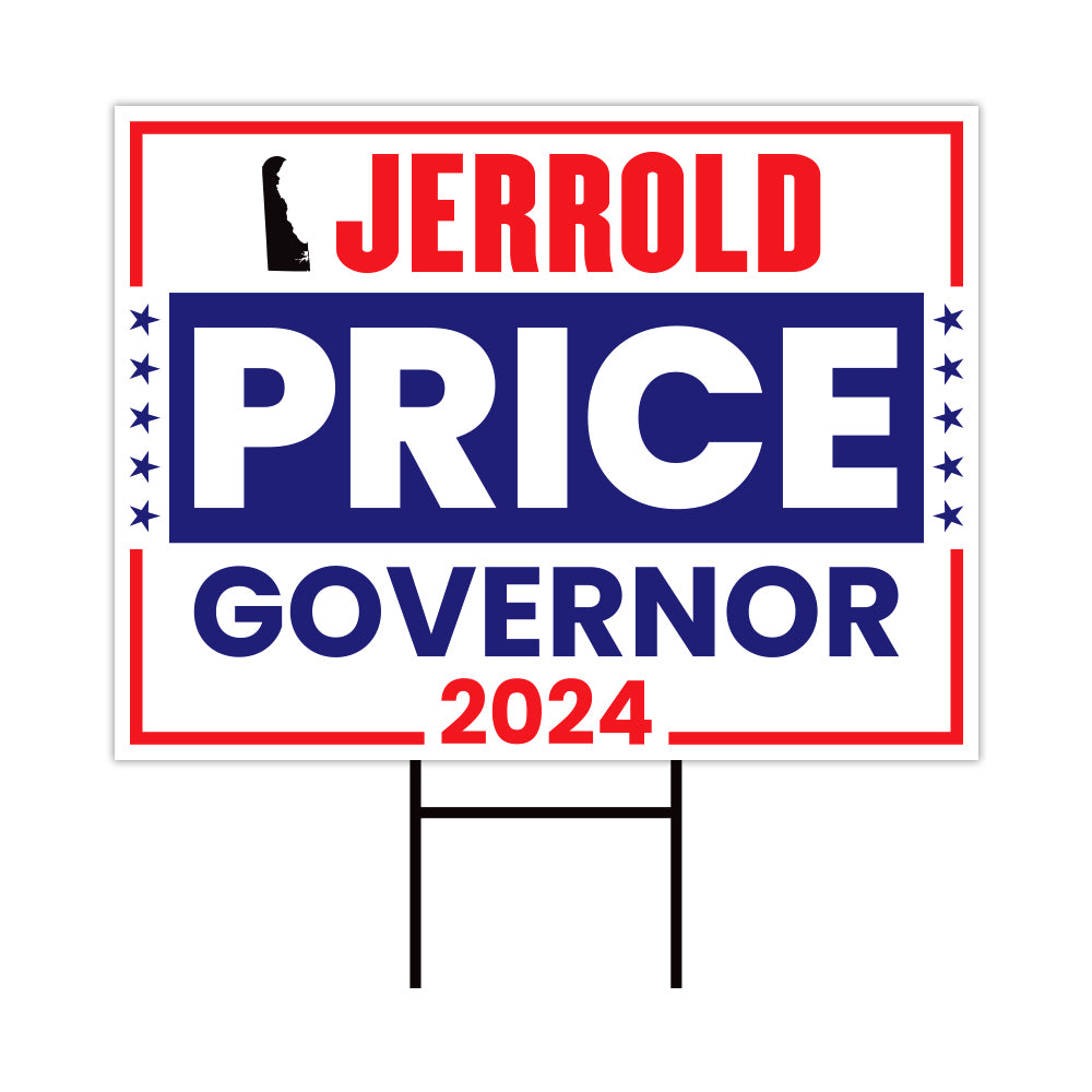 a sign that says jerrold price government