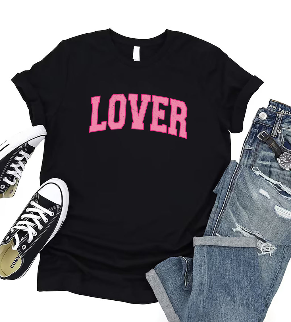 Lover Valentines Short Sleeve T-Shirt, Teacher Valentines Shirt