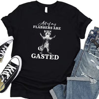 All of My Flabbers Are Gasted Short Sleeve T-Shirt, Funny Raccoon Shirt