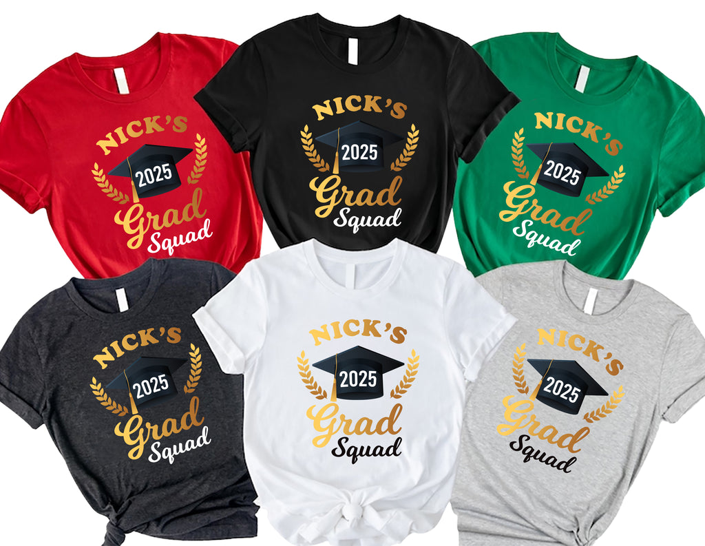 Personalized Grad Squad Shirt