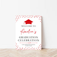 Custom Graduation Foamboard Poster Sign, Custom Class of 2025 Graduation Foamcore Welcome Sign, Celebration Sign, Personalized Foamcore