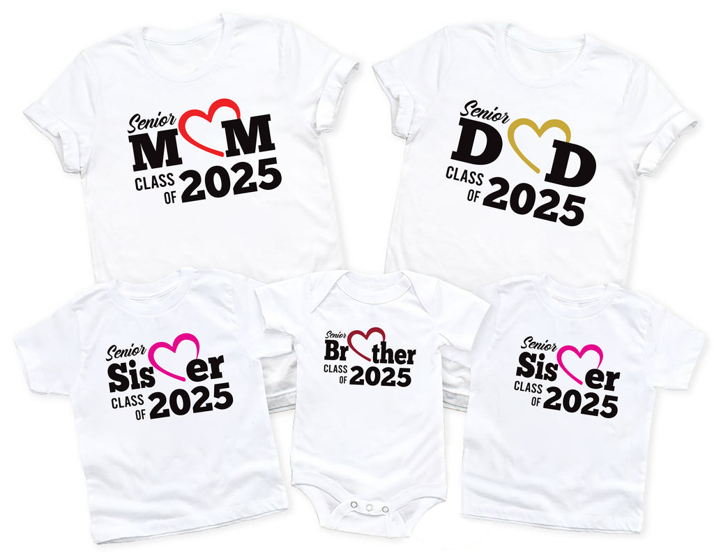 Proud Mom Dad Class of 2025 Graduate Personalized Shirt