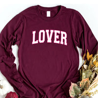 Lover Valentines Long Sleeve Shirt, Teacher Valentines Shirt