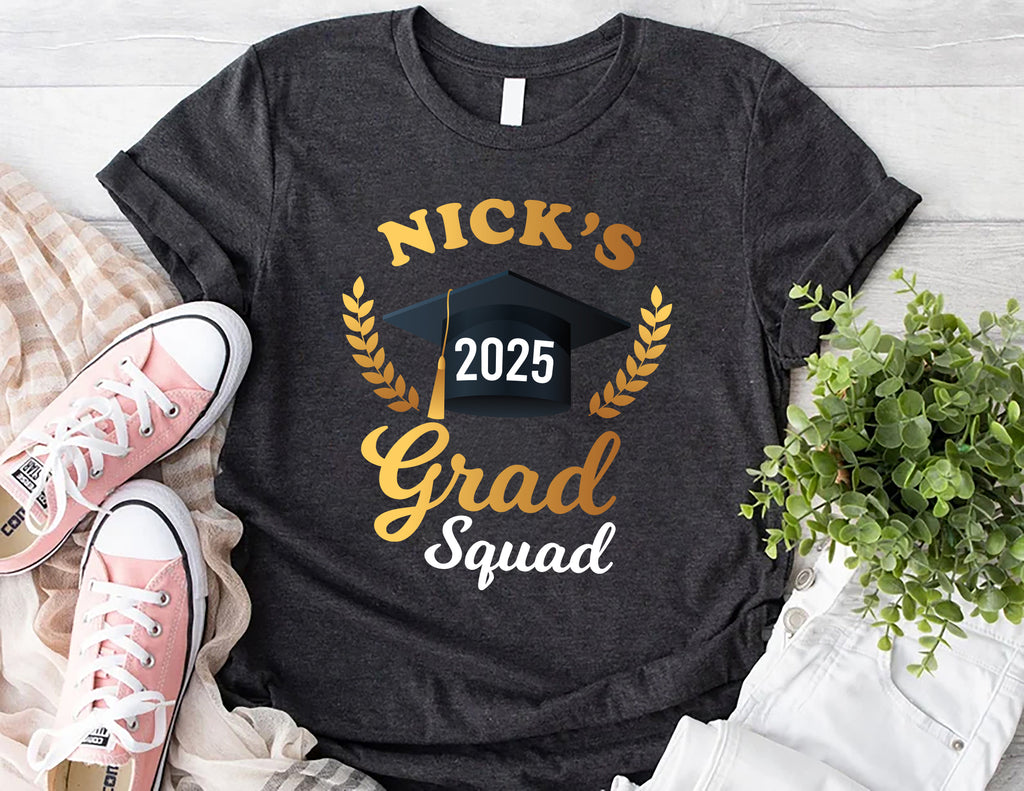 Personalized Grad Squad Shirt