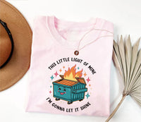 This Little Light of Mine I'm Gonna Let It Shine Short Sleeve T-Shirt