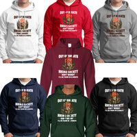 Out of Breath Hiking Society Hoodie, Funny Hiking Hoodie