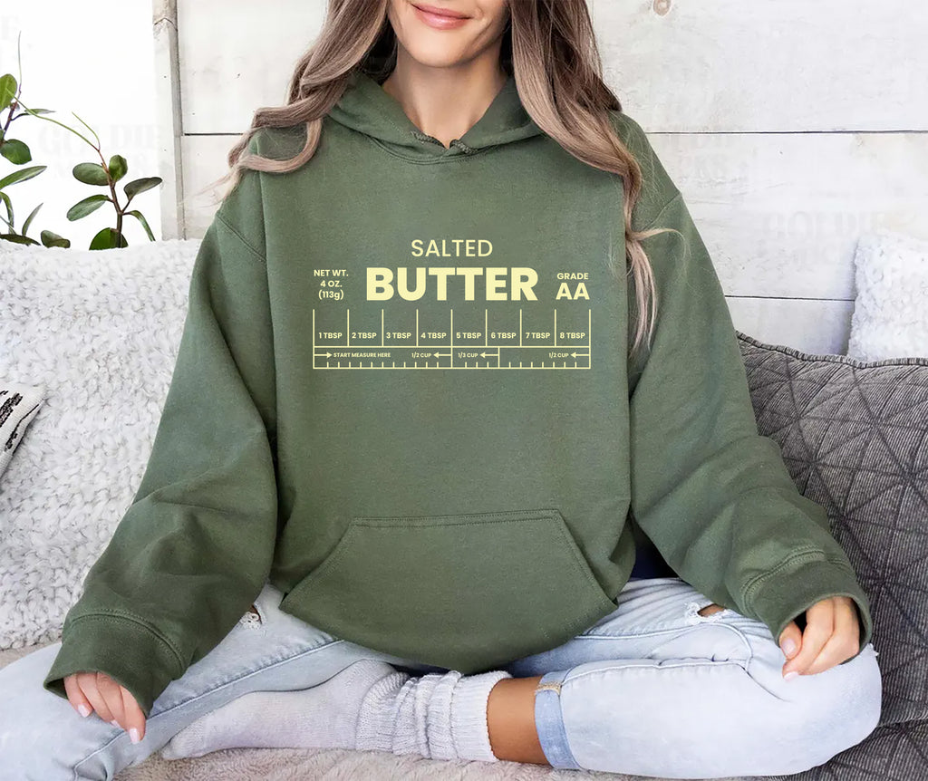 Salted Butter Hoodie, Butter Lover Hoodie