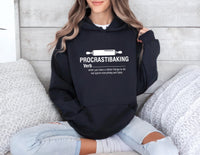 Procrastibaking Hoodie, Funny Baking Hoodie