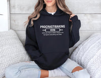 Procrastibaking Hoodie, Funny Baking Hoodie