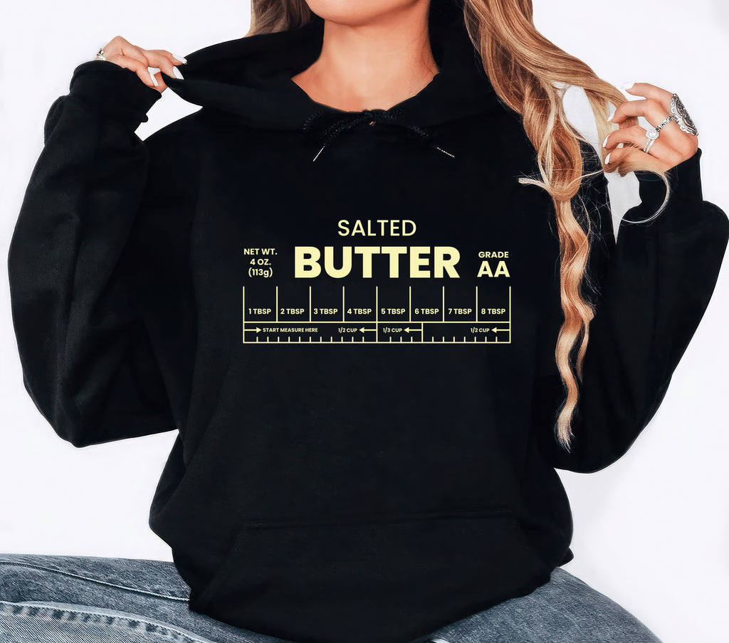 Salted Butter Hoodie, Butter Lover Hoodie