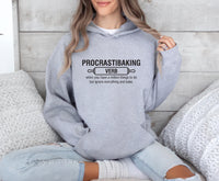 Procrastibaking Hoodie, Funny Baking Hoodie