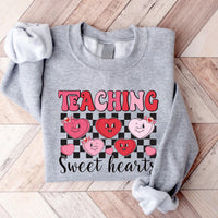 Teaching Sweethearts Teacher Sweatshirt, Valentine Gifts Pullover