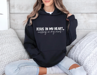 Jesus In My Heart Nursing In My Veins Hoodie, Jesus Nurse Hoodie