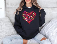 Valentine's Day Heart Hoodie, Girls Valentine Gift