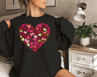 Valentine's Day Heart Sweatshirt, Girls Valentine Gift