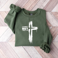 I Can't But I Know A Guy Sweatshirt, Christian Faith Bible Verse Apparel