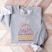 Rejoice In The Birth Of A Brown-Skinned Middle Eastern Sweatshirt