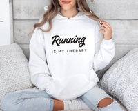 Running Is My Therapy Hoodie, Hiking Hoodie