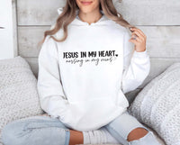 Jesus In My Heart Nursing In My Veins Hoodie, Jesus Nurse Hoodie