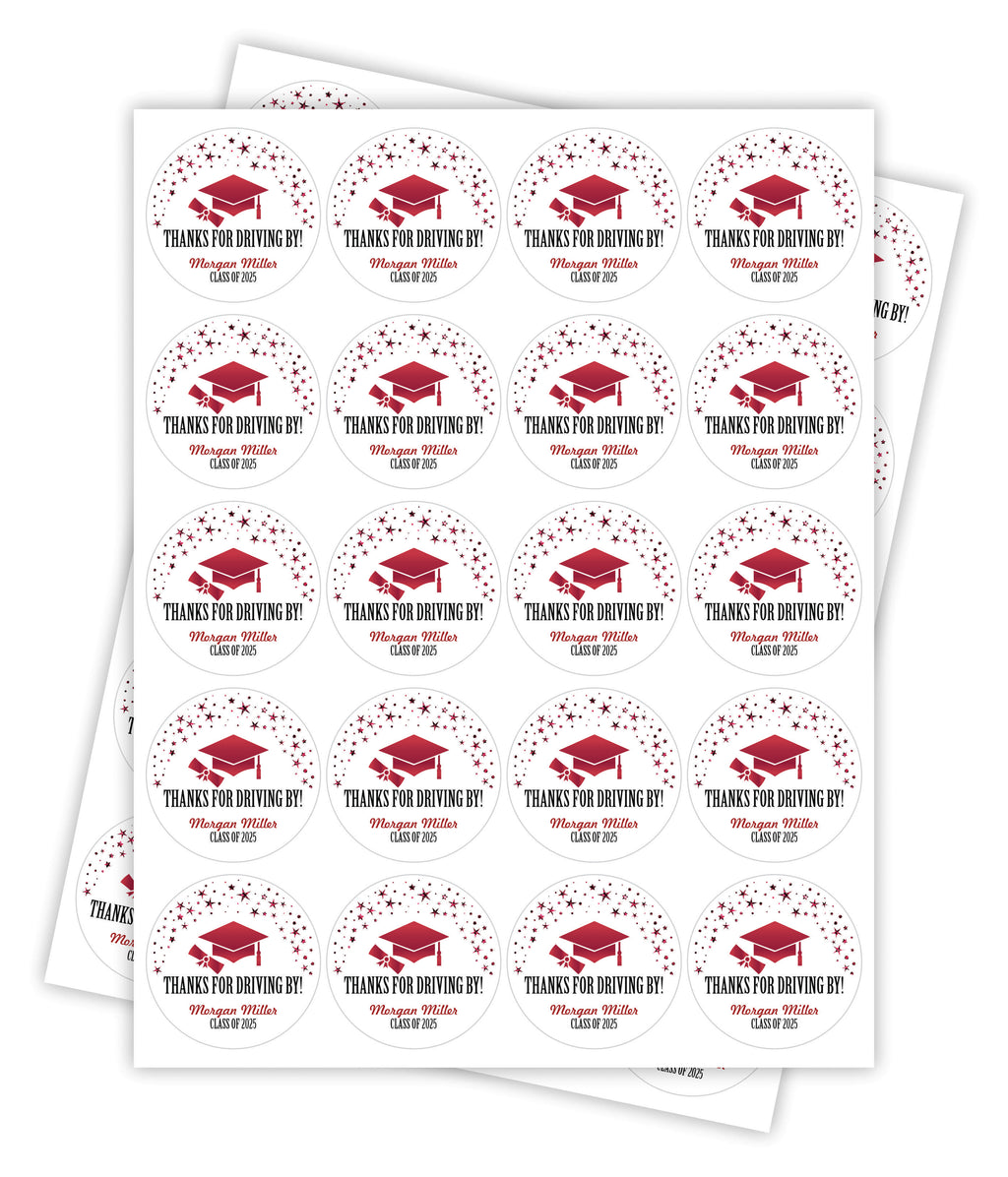 Personalized Graduation 2025 Stickers