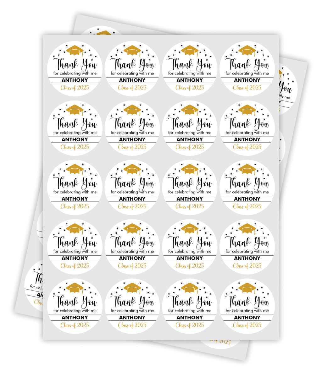 Personalized Graduation 2025 Stickers