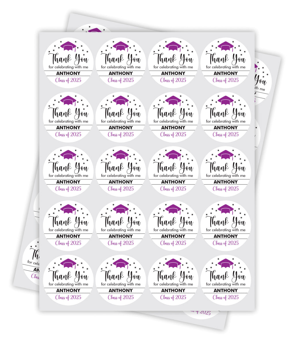 Personalized Graduation 2025 Stickers