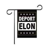 Deport Elon Garden Flag, 12x18 Inch Double Sided, Resist Hate Flag, Anti-Trump Flag, Resist Racism Flag, Resist Fascism Flag