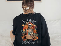 Read Books Be Kind Stay Weird Sweatshirt, Librarian Gifts Pullover