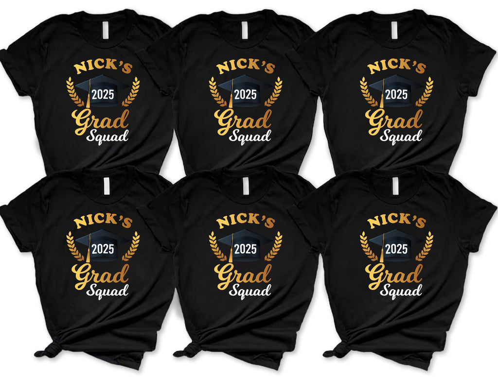 Personalized Grad Squad Shirt