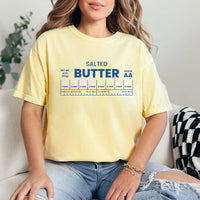 Salted Butter Short Sleeve T-Shirt, Butter Lover Shirt