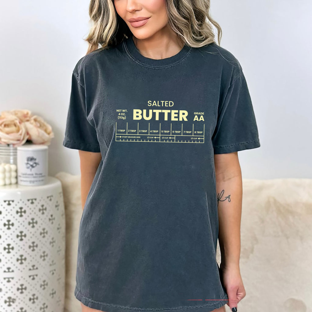 Salted Butter Short Sleeve T-Shirt, Butter Lover Shirt