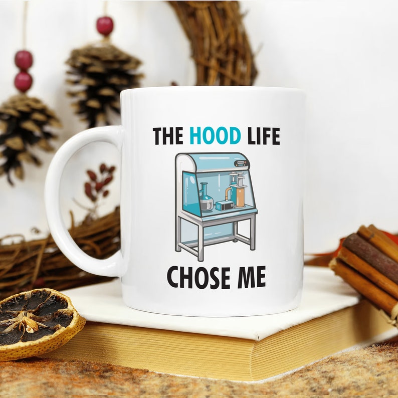 Unique Hood Life Science Mug: Perfect for Chemistry, Biology, Biochemistry Enthusiasts