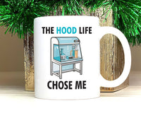 Unique Hood Life Science Mug: Perfect for Chemistry, Biology, Biochemistry Enthusiasts