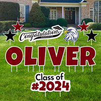 Personalized Graduation Yard Sign Letters