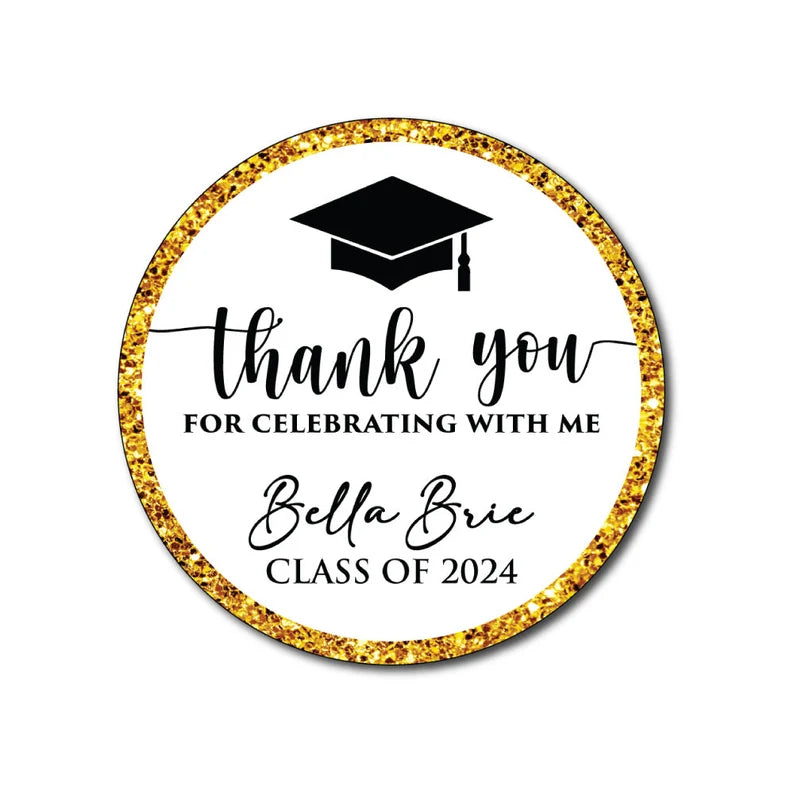 Personalized Photo Graduation 2024 Stickers