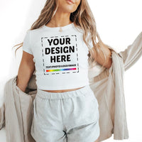 Custom Crop Top for Women, Personalized Crop Top, Mothers Day