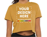 Custom Crop Top for Women, Personalized Crop Top, Mothers Day