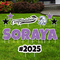 Personalized Graduation Yard Sign Letters