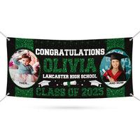 Graduation 2025 Personalized Photo Banner Sign