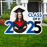 Custom Graduation Photo Yard Sign 2025