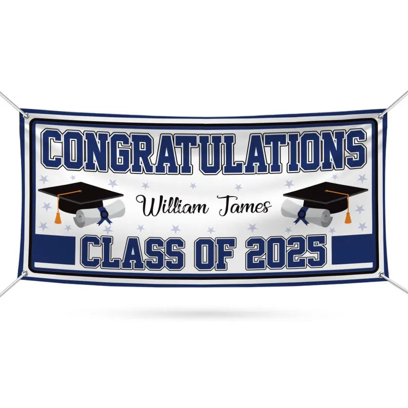 Graduation 2025 Personalized Banner Sign