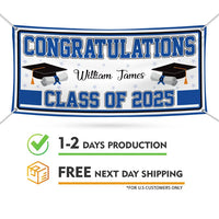 Graduation 2025 Personalized Banner Sign