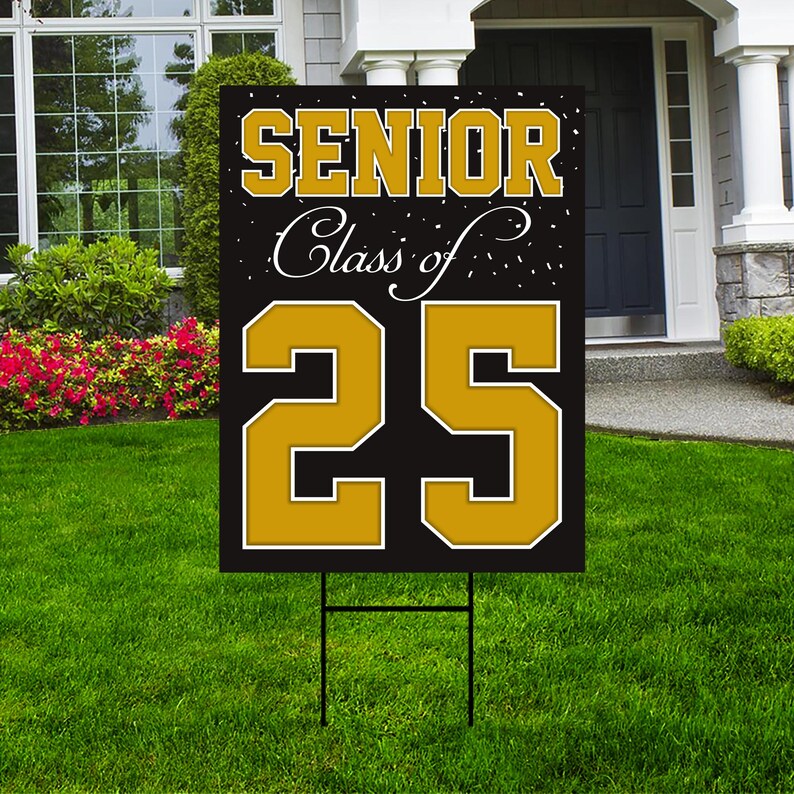 Senior Graduation 2025 Yard Sign