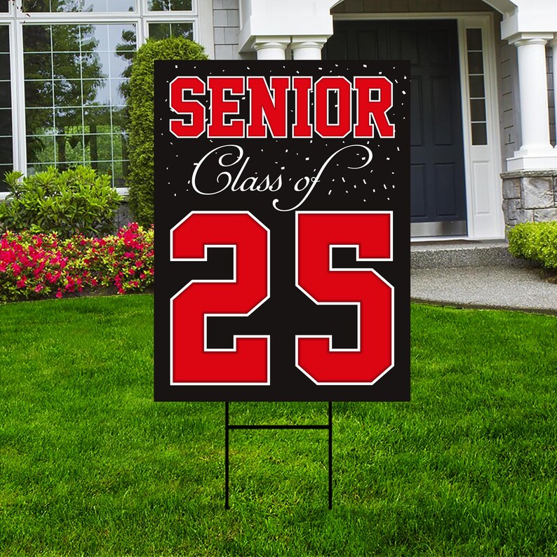 Senior Graduation 2025 Yard Sign