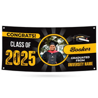 Graduation 2025 Personalized Photo Banner Sign