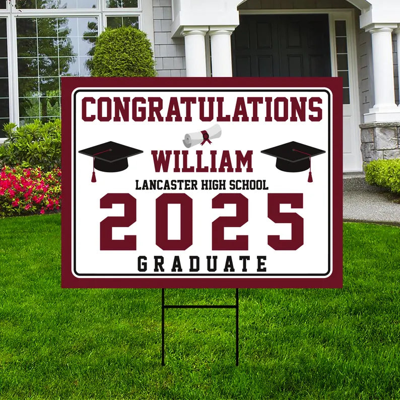 Custom Graduation Yard Sign  2025