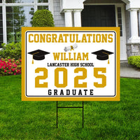 Custom Graduation Yard Sign 2025