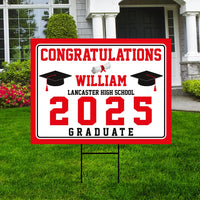 Custom Graduation Yard Sign 2025